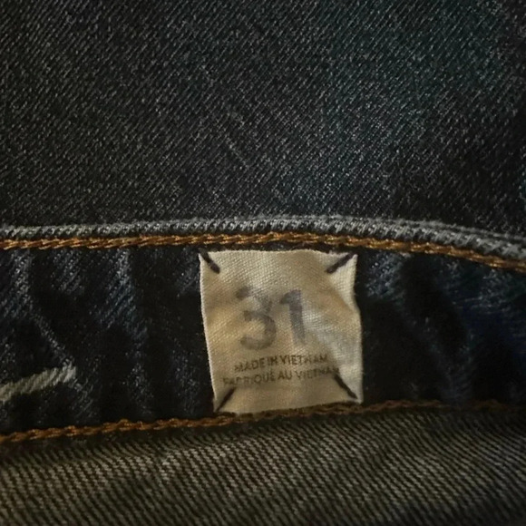 Free People We The Free Bailey Fringe Denim Mini Skirt. - Picture 5 of 10